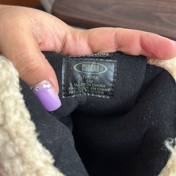 Cougar Aquahiker Suede Rubber Snow Winter Boots Sz 6 - Picture 6 of 7